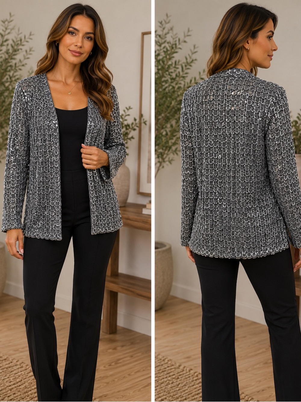 Zara Sequins Jacket